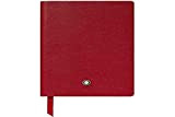 Montblanc 118039 - Taccuino #148 Fine Stationery, copertina in pelle rossa, pagine a righe, 14 x 9 cm