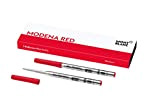 Montblanc 124516 - Refill (M) per penne a sfera, colore Nightfire Red (rosso acceso) – Ricariche di alta qualità e ...