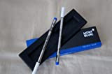 Montblanc Fineliner - ricarica per penne, inchiostro blu, confezione da 2