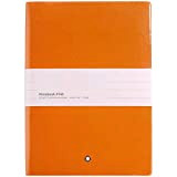 Montblanc Notebook #146, Manganese Orange, a righe