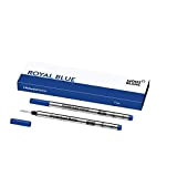 Montblanc - Ricariche per penna rollerball PF colore blu reale, 2 x 1