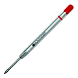 Monteverde - Recambio de gel para bolígrafos Parker sin capuchón (punta fina, 2 unidades), color rojo