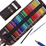 Moore - Set di 48 matite Colorate artistiche di Alta qualità, con temperamatite in Metallo in Lega Kum Gratuito in ...
