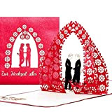 Mr. & Mr. & Mr. - Biglietto di auguri per matrimonio "Gay Wedding", elegante biglietto di auguri in 3D