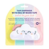 Mr. Wonderful Tape dispenser and sticky tape - Cloud, Multicolore