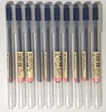 MUJI Gel Ink Ballpoint Pens 0,7 mm Blue-Black 10 pezzi by Muji