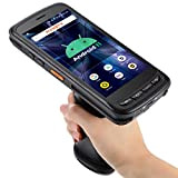 MUNBYN Scanner di codici a barre palmare Android 8.1 con scanner QR 2D Zebra, scanner per magazzino robusto IP65 con ...