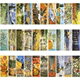 MWOOT 30 Pezzi Pittura D'arte di Van Gogh Segnalibri di Pagina, Marcatori di Pagina Libro Set,Clip di Pagina Bookmarks per ...