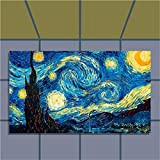 My Custom Style Zerbino #Arte-Notte Stellata, Van Gogh# 50x80 Ruvido