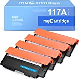 MYCARTRIDGE 117A Toner (con Chip) Compatibile con HP Color Laser MFP 178NW 179FNW 179FWG 178NWG 150NW 150A con HP 117A ...