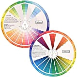 Namvo 9.0 inch / 23cm Ruota dei Colori Creativa, Guida per l'apprendimento della miscelazione della Vernice Strumento didattico