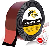 Nastro Magnetico Adesivo - 3,8 cm x 3 m - Rotolo Magnetico con Magnete Flessibile - Banda Magnetica - Fascia ...