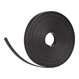 Nastro magnetico di colore nero, lungo 5 metri e largo 10 mm, per lavagne magnetiche, Frigoriferi e whiteboard