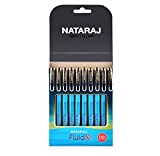 Nataraj Fluid X Ball Pens - Pack of 10