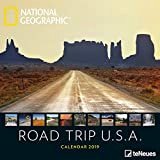 National Geographic Road Trip USA 2019 Broschürenkalender [Lingua olandese]