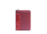 NAVA DESIGN - Portfolio Formato A4 con Chiusura a Zip e Tasca Porta Tablet, Colore Rosso/Blu - Dimensioni 33 x ...