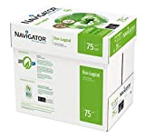 Navigator Eco-Logical Carta Premium per ufficio, Formato A4, 75 gr, Confezione da 5 risme da 500 Fogli