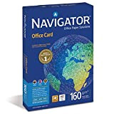 Navigator Office Card Carta Premium per ufficio, Formato A4, 160 gr, 1 Risma da 250 Fogli