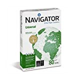 Navigator Universal Carta Premium per ufficio, Formato A4, 80 gr, 1 risma da 500 Fogli