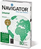 Navigator Universal Premium carta da ufficio, formato A4 80 grammi. Confezione da 5 risme 2500 fogli