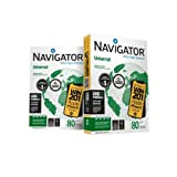Navigator Universal Premium carta per ufficio, formato A4 80 grammi. Confezione da 5 risme con omaggio