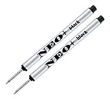 NEO+ Ricariche per penna roller – Set di 2 in inchiostro nero