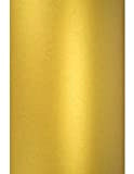 Netuno 10 x Carta perlata Oro Formato A4 210x 297 mm 120g Aster Metallic Cherish Carta Decorativa con Superficie perlescente ...
