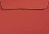 Netuno 100 buste lettera colorate rosso buste ecologiche formato C6 114 x 162 mm 120g Kreative Ruby buste C6 di ...