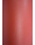 Netuno 20 x Carta Metallizzata Rossa Formato A4 210x 297 mm 120g Aster Metallic Ruby Carta Colorata con Superficie perlescente ...