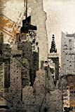 New York locale STAMPA su CARTA OPACA 220gr Irena Orlov - Paesaggio urbano verticale Immagine d'arte x cornice cm_82_X_54
