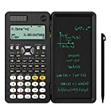 NEWYES Calculatrice Scientifique D'ingénierie avec Tablette D'écriture,417 Fonctions,avec Batterie Solaire,Mise à Niveau 991ES, pour Étudiants, Enseignants, Ingénieur,avec Un Stylo Inclus