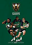 Northampton Saints Official 2023 Rugby Union Calendario da parete A3 Pubblicato da Global Merchandising