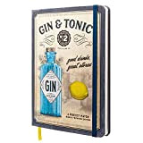 Nostalgic-Art Taccuino retrò a puntini, Gin Tonic – Drinks & Stories – Idea regalo per amanti dei cocktail, Bullet Journal ...