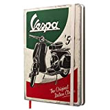 Nostalgic-Art Taccuino retrò a puntini, Vespa – The Italian Classic – Idea regalo per amanti degli scooter, Bullet Journal dotted, ...