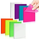Note adesive trasparenti 7 colori 400 fogli note adesive trasparenti 75x75mm 8 blocchi di fogli autoadesivi trasparenti per appunti per ...