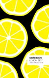 Notebook Lemon Zest (5x8 Taccuino) (Black)