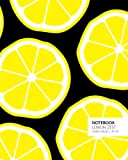 Notebook Lemon Zest (8x10 Taccuino) (Black)