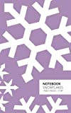 Notebook Snowflakes (5x8 Taccuino) (Violet)