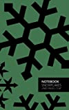 Notebook Snowflakes (5x8 Taccuino) (Winter Green)