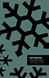 Notebook Snowflakes (5x8 Taccuino) (Winter Grey)