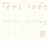 OBERTHUR - Ricarica per organizer 17 settimanali in verticale - da gennaio 2023 a dicembre 2023 - Dimensione 9,5 x ...