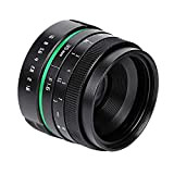 Obiettivo per Fotocamera Mirrorless 35mm F1.6 C Mount APSC Foucsing Lens Utilizzare con Anello Adattatore per Fotocamera Sony Mirrorless
