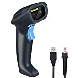OBZ Lettore di Codice a Barre Barcode Scanner 1D 2D QR Code Scanner USB per PC Compatible with Windows, Android, ...