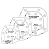 Ocnvlia Bowl Cosy Template 3 misure – Bowl Comfort Pattern Template per Sewing Acrilico Bowl Comfort Template 6 pollici/8 pollici/10 ...