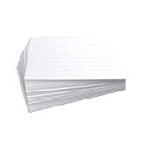 Office Line Cartoncini bianchi 190 g, DIN A6, 100 pezzi, a righe, art. n. 770287