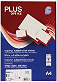 Office Plus 10676 – etichette autoadesive con bordi dritti 2400 etichette/Box, 70 x 37 mm, bianco