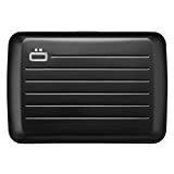 ÖGON Smart Wallets - Portafoglio in alluminio Stoccolma V2 - Chiusura in metallo - Porta carte Anti-RFID - Capacità fino ...