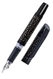 Online 61468/3D - Penna stilografica per calligrafia"Campus Spotlights Black", pennino standard da 1,8 mm, impugnatura ergonomica soft-touch, adatta a chi ...