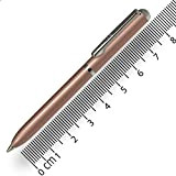 ONLINE - Mini penna a sfera con clip in metallo, colore: oro rosa