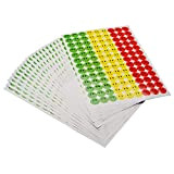 ONUPGO, Confezione da 2340 adesivi con faccina felice, adesivi per insegnanti, genitori, arti, artigianato, tabelle di ricompensa, 19 mm, rotondi ...